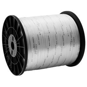 VEVOR Polyester Pull Tape, 1/2" x 5249' Mule Tape Flat Rope, 1250 lbf Tensile Capacity, Printed Webbing Cable Pulling Tape for Packaging, Gardeni