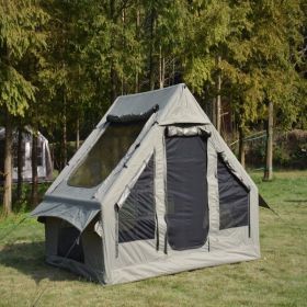 Inflatable Camping Tent Easy Setup 4 Season Glamping Tent with High Performance Inflatable Structure 4-6 Persons Waterproof Windproof Outdoor Sel